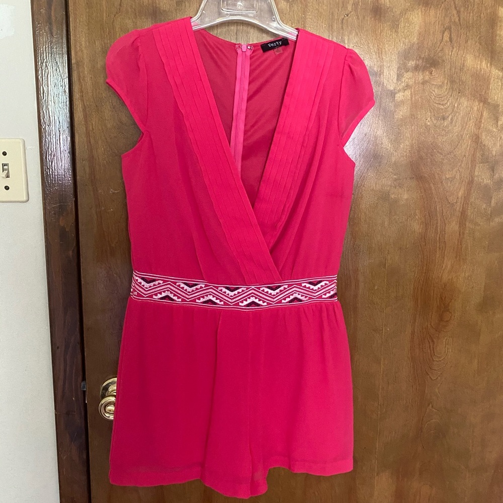Fuschia Romper (Boutique)